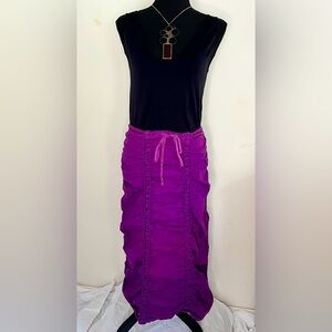XCVI Ruched Skirt